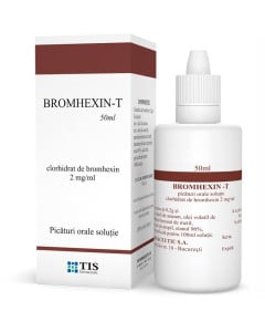 Bromhexin-T 2 mg / ml x 50 ml picaturi orale, solutie