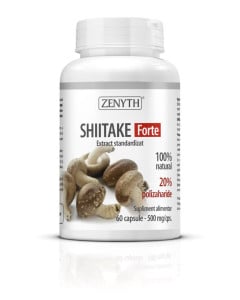 Shiitake Forte 500 mg, 60 capsule, Zenyth
