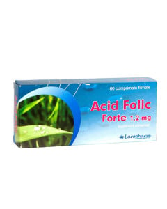 Acid folic Forte Laropharm 1,2 mg , 60 comprimate