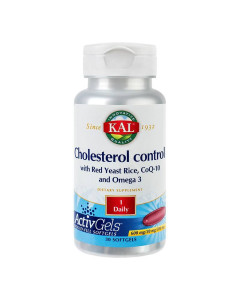 Secom Cholesterol Control with Red Yeast Rice CoQ-10 Omega-3, 30 capsule moi Activ Gels™
