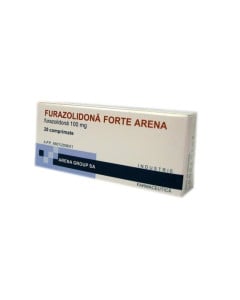 Furazolidon Forte 100 mg x 20 comprimate AR