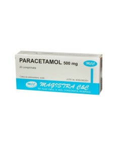 Paracetamol 500 mg, 20 comprimate