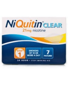 Niquitin Clear 21 mg x 7 plicuri x 1 plasture transdermic