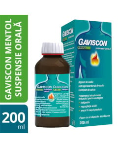 Gaviscon Mentol suspensie orala, 200 ml