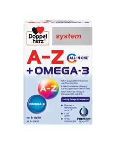 A-Z + OMEGA-3, 30 capsule, Doppelherz