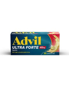 Advil Ultra Forte, 400 mg, 20 capsule, Gsk