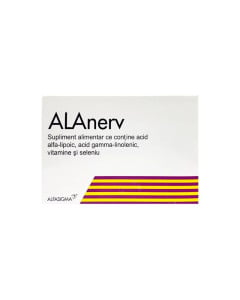 Alanerv - Supliment impotriva stresului oxidativ, 920mg, 20 capsule
