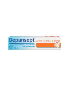 Crema Bepansept 50 mg/5mg/g, 30 g, Bayer