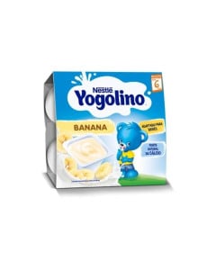 Gustare cu lapte si banane Yogolino, +6 luni, 4x100g, Nestle