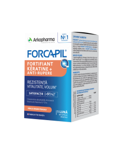 Forcapil Fortifiant Keratine +, 60 capsule