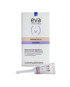 Gel vaginal cicatrizant Restore pH 3.8, 9 aplicatoare vaginale*5g, Eva Intima