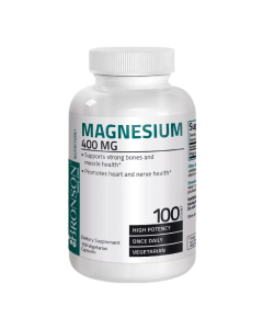 Magneziu 400 mg, 100 capsule, Bronson Laboratories