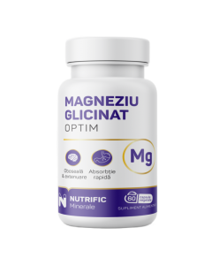 Magneziu glicinat, 60 capsule, Nutrific