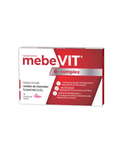 MebeVit B-Complex, 30 comprimate, Zdrovit