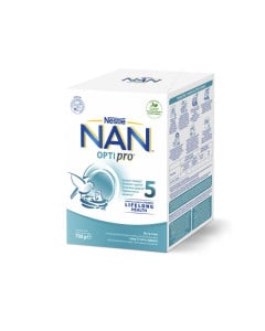 Lapte praf NAN 5 Optipro, de la 3 ani, 700 g, Nestle 