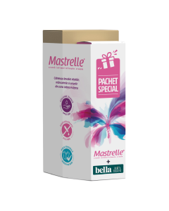 Pachet Mastrelle crema intima, 45g + Absorbante igienice Bella Bio, 28 bucati, Fiterman Pharma