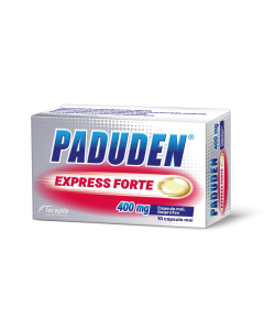 Paduden Express Forte, 400 mg, 10 capsule moi, Terapia