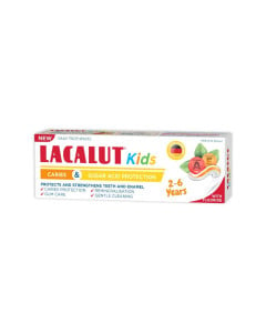 Pasta de dinti Lacalut Kids, 2-6 ani, 55 ml, Zdrovit