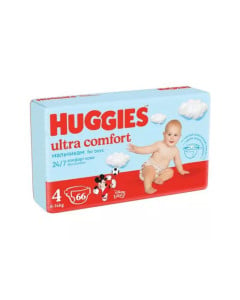 Huggies Ultra Comfort Mega Boy, Nr.4, 8-14 kg, 66 bucati