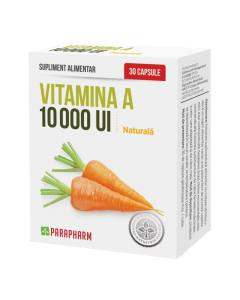 Vitamina A 10000 UI, 30 capsule, Parapharm