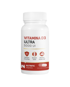 Vitamina D3 Ultra 5000IU, 30 capsule, Nutrific