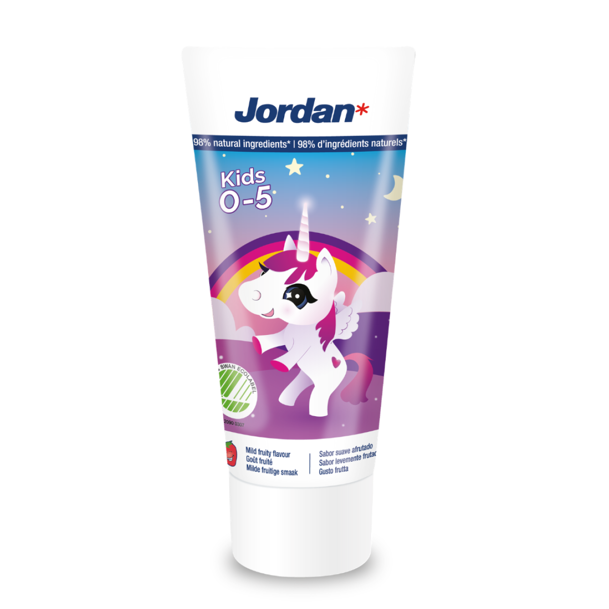 Pasta de dinti pentru copii, 0-5 ani, 50 ml, Jordan