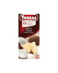 Ciocolata alba cu cocos, 75g, Torras