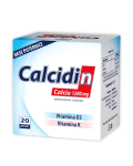 Calcidin, Calciu, 1200 mg, 20 plicuri, Zdrovit