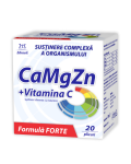 CaMgZn + Vitamina C, 20 plicuri, Zdrovit