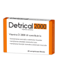 Detrical Vitamina D 2000UI, 60 comprimate, Zdrovit
