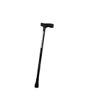 Baston reglabil din aluminiu, Negru