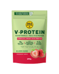 Gold Nutrition Pudra Proteica Vegetala V-protein Capsuni, 240g