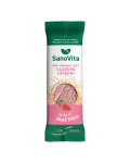 Mini rondele din orez cu glazura de capsuni, 24 g, Sanovita