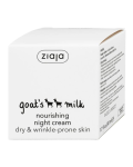 Crema hidratanta de noapte cu lapte de capra, 50 ml, Ziaja