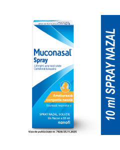 Muconasal spray nazal, 1,18 mg/ml, 10 ml, Sanofi