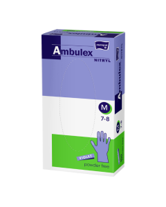 Manusi Nitril Nepudrate Medium Violet a’100