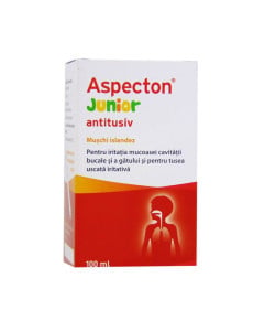 Aspecton Junior antitusiv, 100 ml lichid oral