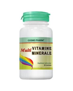 Cosmo Multivitamine si multiminerale, 30 tablete