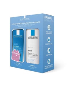 LRP Pachet Lipikar Lapte 400 ml + Gel Lavant 200 ml CADOU