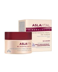 1570 ASLAVITAL Crema Netezire Riduri, Noapte, 50 ml