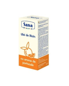 SANA Ulei de ricin cu aroma de portocale, 60 ml