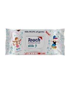 TOUCH Servetele umede antibacteriene Kidz, 70 bucati