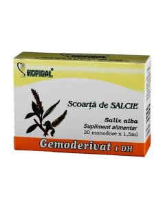 HOFIGAL Gemoderivat Scoarta de salcie, 30 monodoze