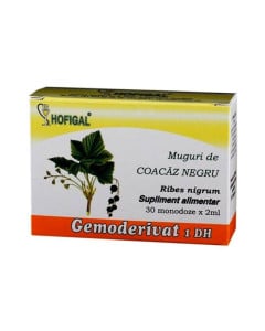 HOFIGAL Gemoderivat Muguri de coacaz negru, 30 monodoze