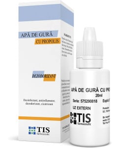 TIS Apa de gura cu propolis, 20ml