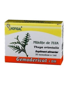 HOFIGAL Gemoderivat Mladite de tuia, 30 monodoze