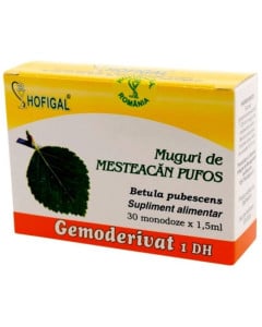 HOFIGAL Gemoderivat Muguri de mesteacan pufos, 30 monodoze