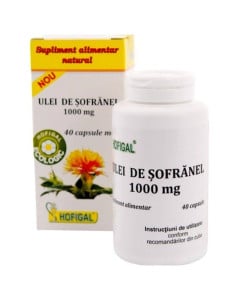 HOFIGAL Ulei de sofranel 1000 mg, 40 capsule