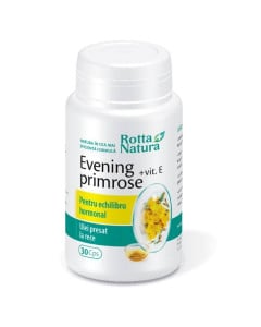  ROTTA NATURA Evening Primrose + Vitamina E, 30 capsule