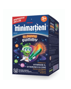 W Minimartieni Glowing Gummies, 50 jeleuri
